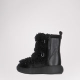 Anet Short-Eco Women's Suede and Faux Fur Boot
