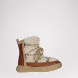 Anet Short-Eco Women's Suede and Faux Fur Boot