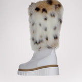 Anora-Eco Women's Suede and Faux Fur Boot