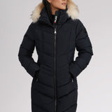 January Women's Quilted Puffer w/ Faux Fur