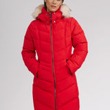 January Women's Quilted Puffer w/ Faux Fur