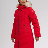 January Women's Quilted Puffer w/ Faux Fur