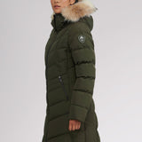 January Women's Quilted Puffer w/ Faux Fur