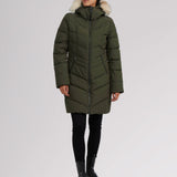 January Women's Quilted Puffer w/ Faux Fur