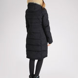Jupiter Women's Puffer Jacket w/ Faux Fur Trim
