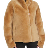 Nathalie Women's Reversible Shearling Jacket