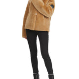 Nathalie Women's Reversible Shearling Jacket
