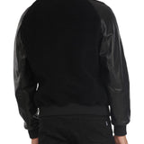 Campbell Men's Shearling and Leather Varsity Jacket