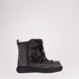 Anet Zip Women's Suede and Fur Boot