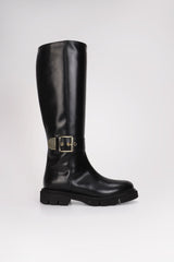 BLACK LEATHER