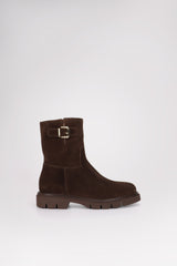 DARK BROWN SUEDE