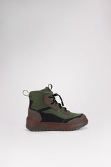 MILITARY GREEN-DARK BROWN