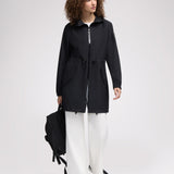 Galena Women's Hooded Short Raincoat