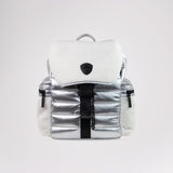 Large Shearling Puffy Backpack