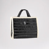 Shearling Puffy Tote