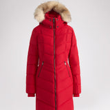 January Women's Quilted Puffer w/ Faux Fur