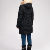 January Women's Quilted Puffer w/ Faux Fur