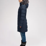 January Women's Quilted Puffer w/ Faux Fur