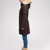January Women's Quilted Puffer w/ Faux Fur