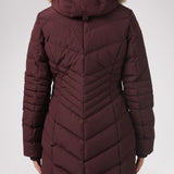 Queens Quilted Puffer w/Faux Fur Hood Trim