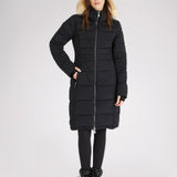 Jupiter Women's Puffer Jacket w/ Faux Fur Trim