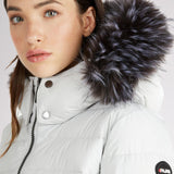 Jupiter Women's Puffer Jacket w/ Faux Fur Trim