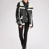 Danique Women's Luxury 3-in-1 Mixed-Media Puffer
