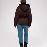 Demi Women's Reversible Faux Fur Jacket with Hood