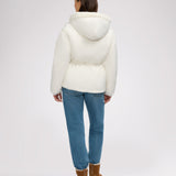 Demi Women's Reversible Faux Fur Jacket with Hood