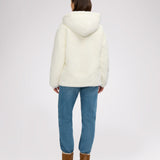 Demi Women's Reversible Faux Fur Jacket with Hood