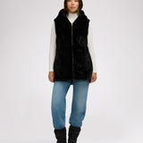 Isabelle Women's Lightweight Reversible Faux Mink Vest