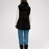 Isabelle Women's Lightweight Reversible Faux Mink Vest