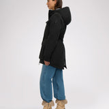 Ivory Women's Lightweight Mid-Length Jacket