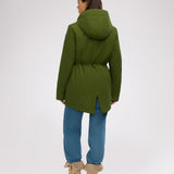 Ivory Women's Lightweight Mid-Length Jacket