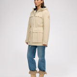 Ivory Women's Lightweight Mid-Length Jacket