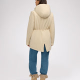 Ivory Women's Lightweight Mid-Length Jacket