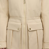 Ivory Women's Lightweight Mid-Length Jacket
