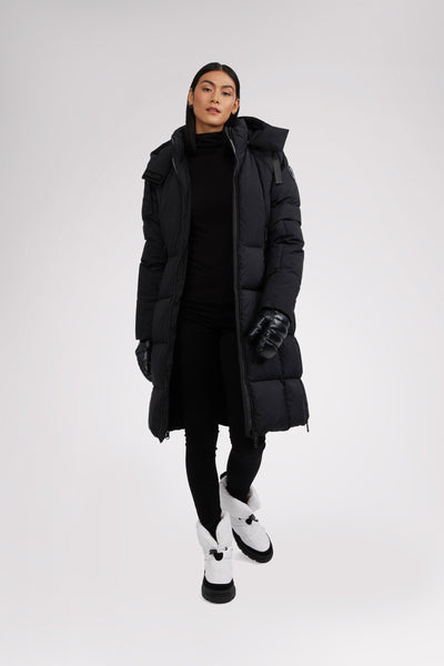 女王蜂 qb ORIGINAL ZIP UP PARKA darknavy L FAUN Padded Parka W | Black | Craft Sportswear