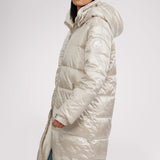 Alsephina Women's Reversible Long Puffer Jacket