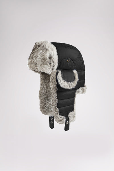Wolf Unisex Trapper Hat w/Fur | Pajar Canada display picture 1