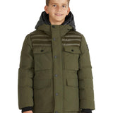Mikkel Boys' Mixed-Media Parka