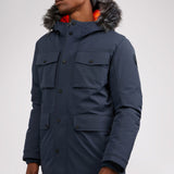 Soren Men's Parka w/Faux Fur Trim