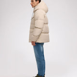 Miles Men's Puffer Jacket with Removable Hood