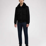 Lebron Men's Lightweight Wool Bomber Jacket