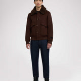 Lebron Men's Lightweight Wool Bomber Jacket