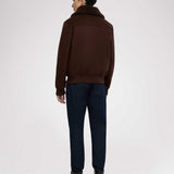 Lebron Men's Lightweight Wool Bomber Jacket
