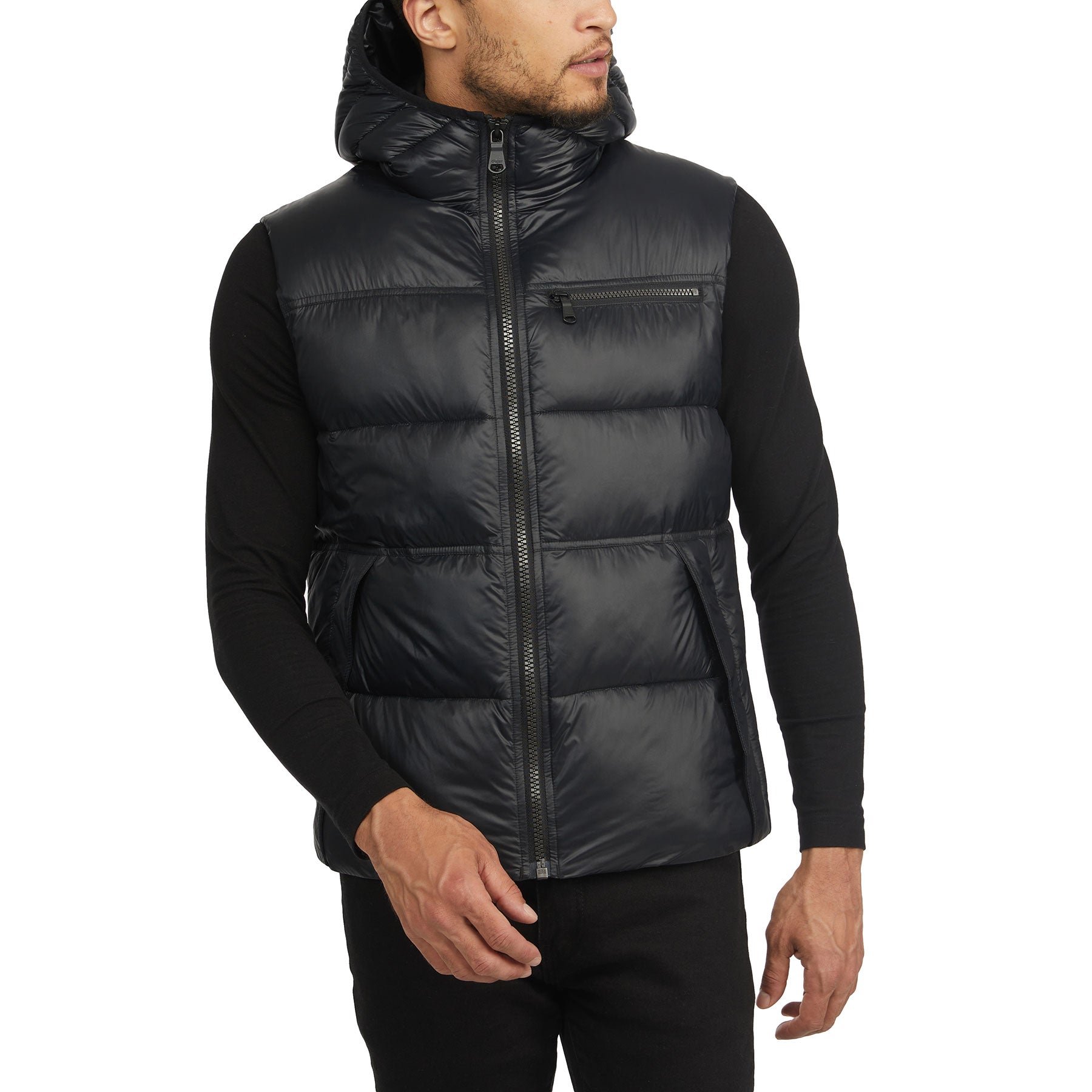 Ryan Men's Lightweight Hooded Puffer Vest LZZ Pajar Canada