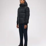 Rigel Men's Mixed Media Faux Shearling Puffer