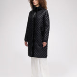 Peridot Women's Lightweight Quilted Longline Shacket