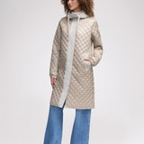 Peridot Women's Lightweight Quilted Longline Shacket